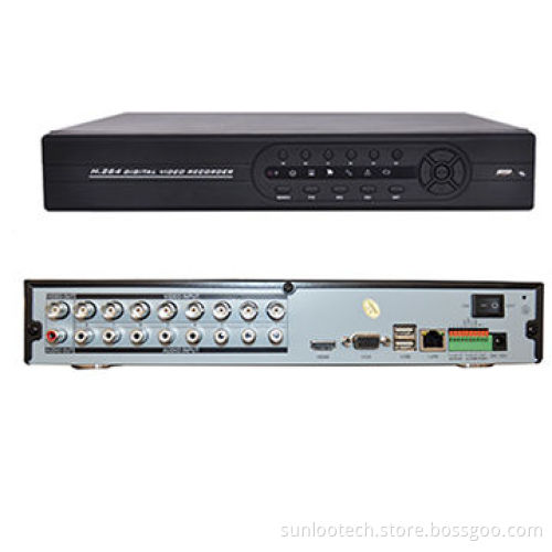 H.264 DVR, 16CH CIF recording, supports P2P function, with HDMI